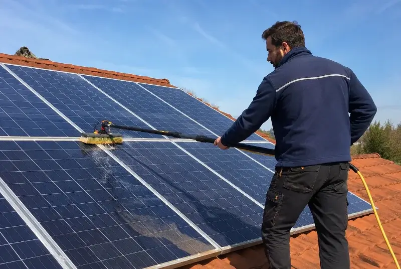 Nettoyage et entretien de panneaux solaires à Macaye
